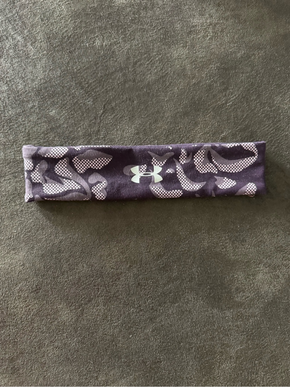 Under Armour Purple Camo Performance Headband